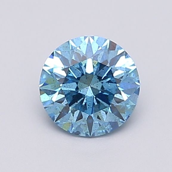 Loose Diamond - ROUND 1.0ct Fancy Vivid Blue I1: Loose Diamond - ROUND 1.0ct Fancy Vivid Blue I1 Source: This is a real non-mined Diamond that has been grown in a lab Shape: ROUND Carats: 1.0 Color: Fancy Vivid Blue Certification: IGI Video: