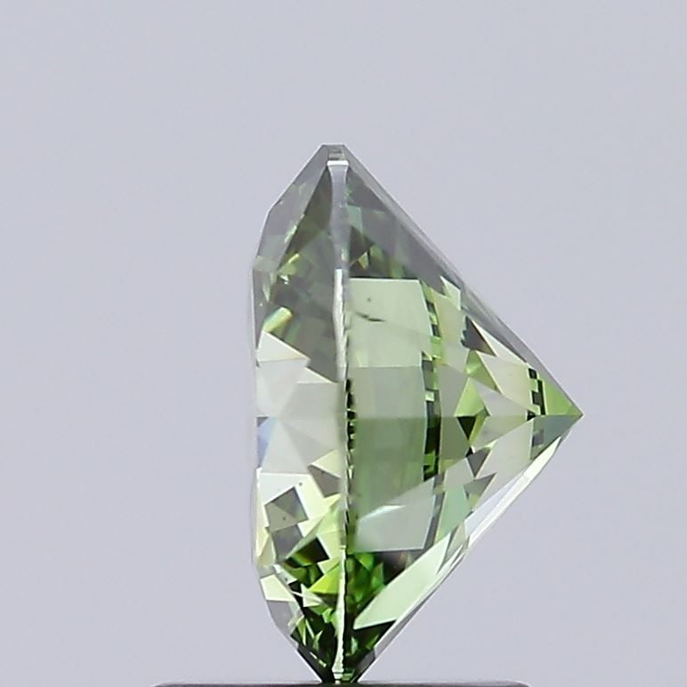 Ideal Loose Diamond - ROUND 2.31ct Fancy Vivid Green VS2: Ideal Loose Diamond - ROUND 2.31ct Fancy Vivid Green VS2 Source: This is a real non-mined Diamond that has been grown in a lab Shape: ROUND Carats: 2.31 Color: Fancy Vivid Green Certification: IGI Vid