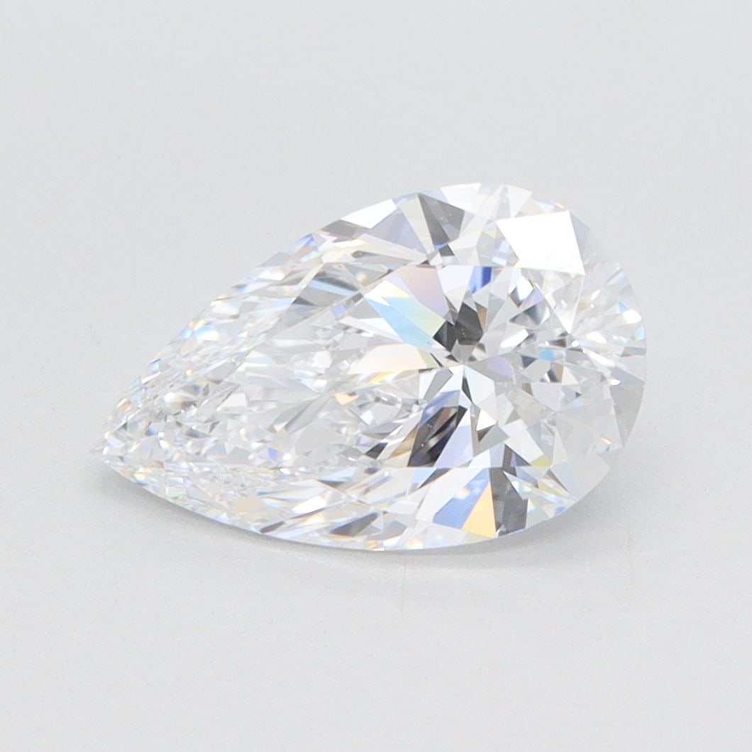 Loose Diamond - PEAR 1.54ct D VVS2: Loose Diamond - PEAR 1.54ct D VVS2 Source: This is a real non-mined Diamond that has been grown in a lab Shape: PEAR Carats: 1.54 Color: D Clarity: VVS2 Certification: IGI Video: