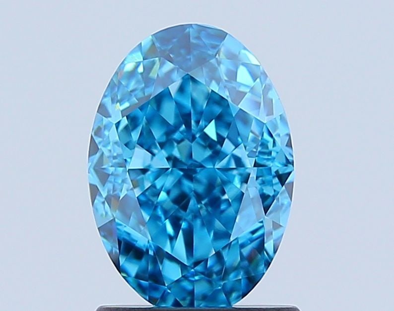 Loose Diamond - OVAL 1.64ct Fancy Vivid Blue VS1 (1 of 1)