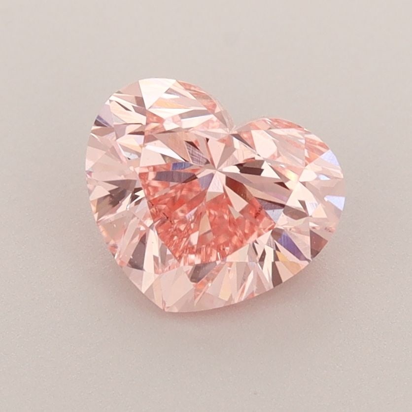 Loose Diamond - HEART 1.54ct Fancy Vivid Pink VS1: Loose Diamond - HEART 1.54ct Fancy Vivid Pink VS1 Source: This is a real non-mined Diamond that has been grown in a lab Shape: HEART Carats: 1.54 Color: Fancy Vivid Pink Certification: IGI Video: