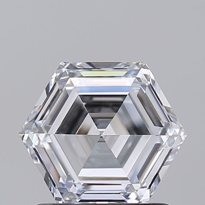 Loose Diamond - HEXAGONAL 1.02ct F VVS2: Loose Diamond - HEXAGONAL 1.02ct F VVS2 Source: This is a real non-mined Diamond that has been grown in a lab Shape: HEXAGONAL Carats: 1.02 Color: F Clarity: VVS2 Certification: NONE Video: