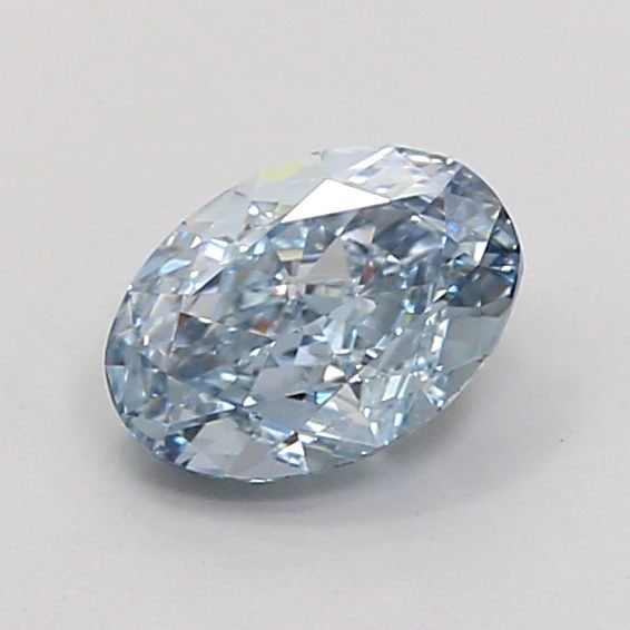 Loose Diamond - OVAL 1.01ct Fancy Light Blue VVS2: Loose Diamond - OVAL 1.01ct Fancy Light Blue VVS2 Source: This is a real non-mined Diamond that has been grown in a lab Shape: OVAL Carats: 1.01 Color: Fancy Light Blue Certification: IGI Video: