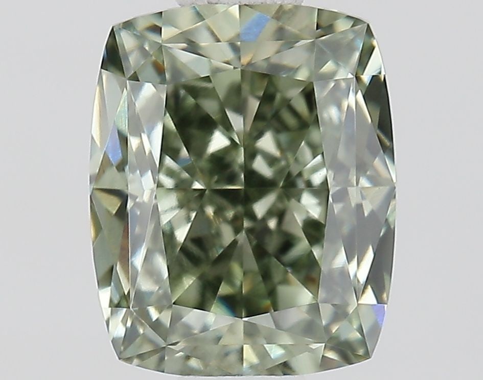 Loose Diamond - CUSHION MODIFIED 1.17ct Fancy Vivid Green VVS2: Loose Diamond - CUSHION MODIFIED 1.17ct Fancy Vivid Green VVS2 Source: This is a real non-mined Diamond that has been grown in a lab Shape: CUSHION MODIFIED Carats: 1.17 Color: Fancy Vivid Green Certi