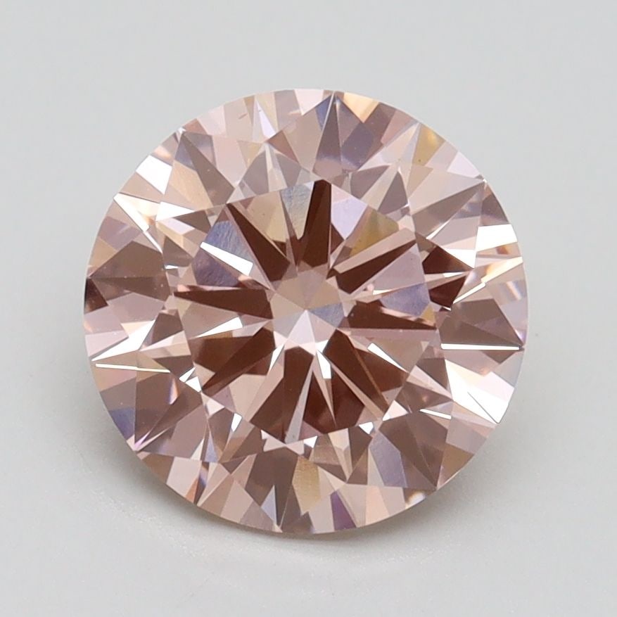 Loose Diamond - ROUND 2.2ct Fancy Intense Pink VS1: Loose Diamond - ROUND 2.2ct Fancy Intense Pink VS1 Source: This is a real non-mined Diamond that has been grown in a lab Shape: ROUND Carats: 2.2 Color: Fancy Intense Pink Certification: IGI Video: