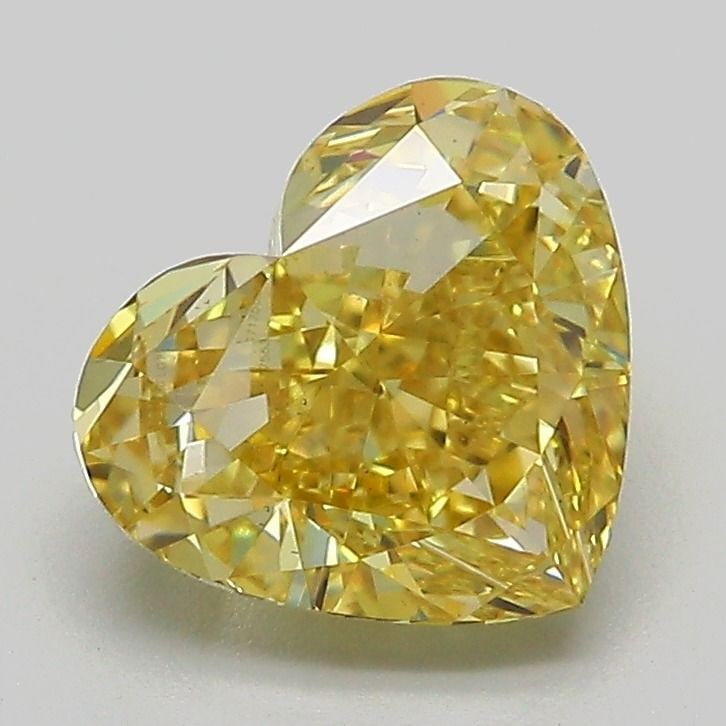 Loose Diamond - HEART 2.19ct Fancy Intense Yellow VS2: Loose Diamond - HEART 2.19ct Fancy Intense Yellow VS2 Source: This is a real non-mined Diamond that has been grown in a lab Shape: HEART Carats: 2.19 Color: Fancy Intense Yellow Certification: IGI Vid