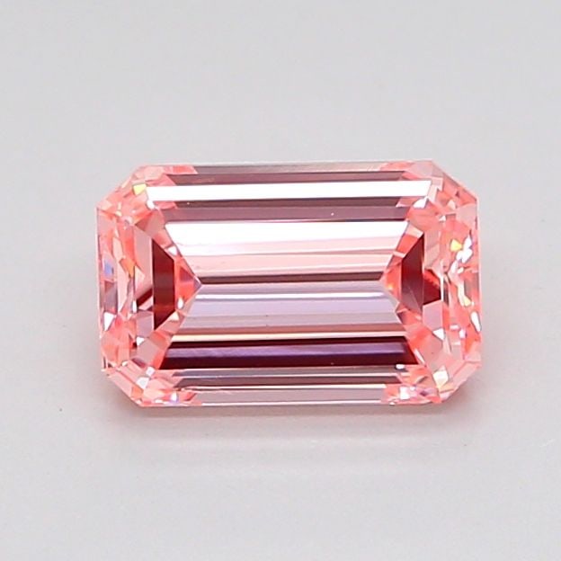 Loose Diamond - EMERALD 1.01ct Fancy Intense Pink SI1: Loose Diamond - EMERALD 1.01ct Fancy Intense Pink SI1 Source: This is a real non-mined Diamond that has been grown in a lab Shape: EMERALD Carats: 1.01 Color: Fancy Intense Pink Certification: IGI Vid