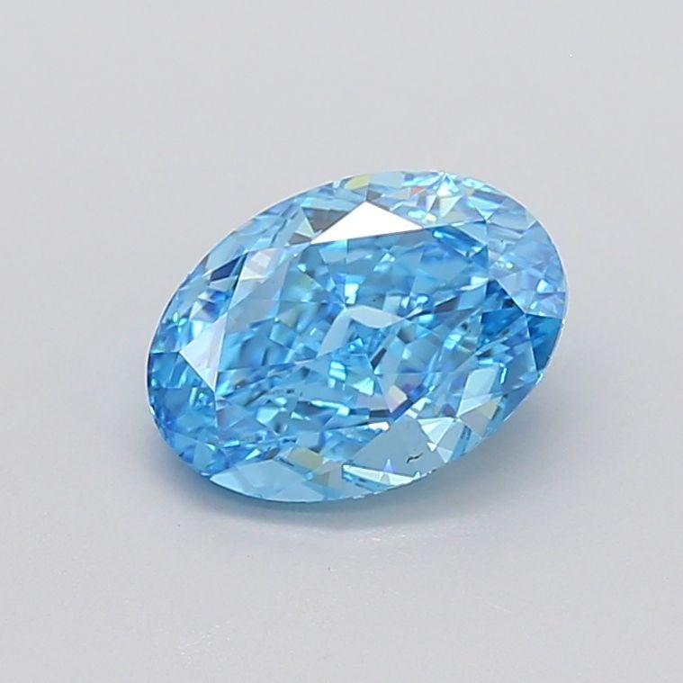 Loose Diamond - OVAL 2.7ct Fancy Vivid Blue VS1: Loose Diamond - OVAL 2.7ct Fancy Vivid Blue VS1 Source: This is a real non-mined Diamond that has been grown in a lab Shape: OVAL Carats: 2.7 Color: Fancy Vivid Blue Certification: IGI Video:
