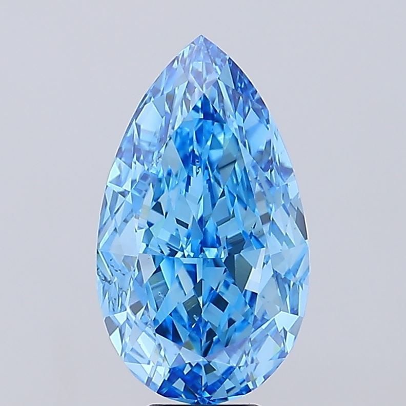 Loose Diamond - PEAR 10.01ct Fancy Vivid Blue VS1 (1 of 1)
