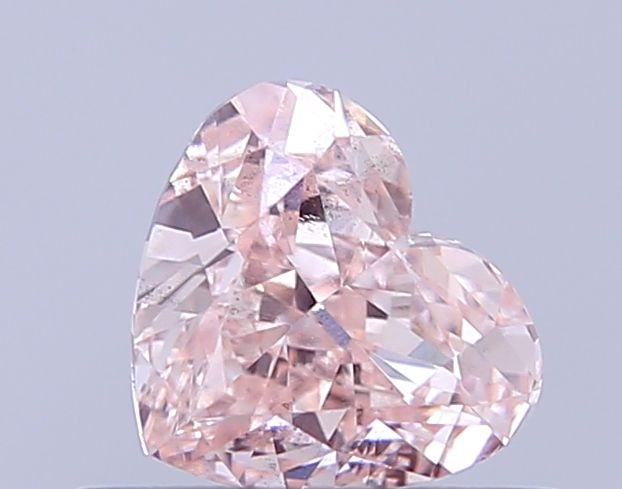 Loose Diamond - HEART 0.61ct Fancy Pink SI1: Loose Diamond - HEART 0.61ct Fancy Pink SI1 Source: This is a real non-mined Diamond that has been grown in a lab Shape: HEART Carats: 0.61 Color: Fancy Pink Certification: IGI Video: