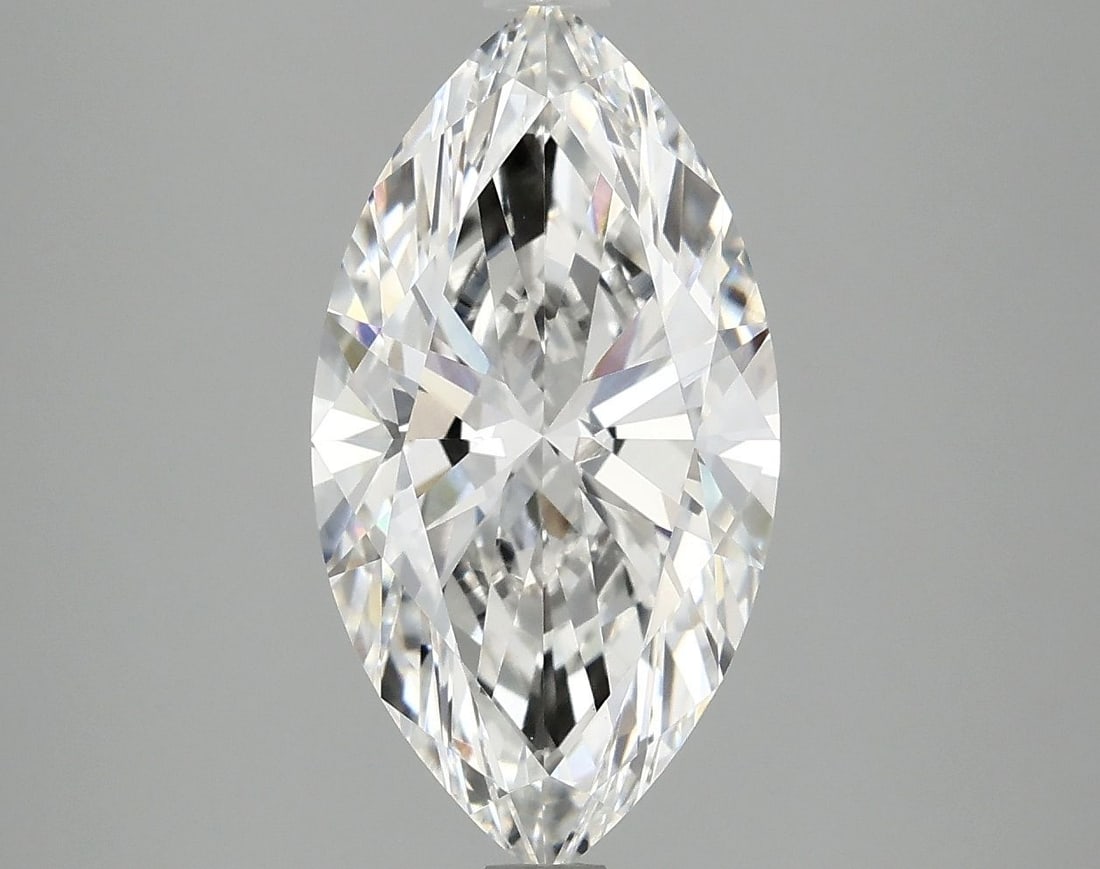 Loose Diamond - MARQUISE 2.97ct E VVS2: Loose Diamond - MARQUISE 2.97ct E VVS2 Source: This is a real non-mined Diamond that has been grown in a lab Shape: MARQUISE Carats: 2.97 Color: E Clarity: VVS2 Certification: IGI Video: