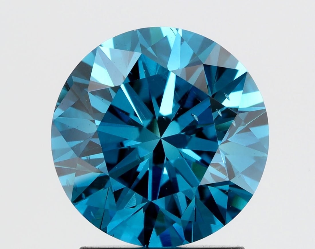 Loose Diamond - ROUND 2.0ct Fancy Blue SI1 (1 of 1)