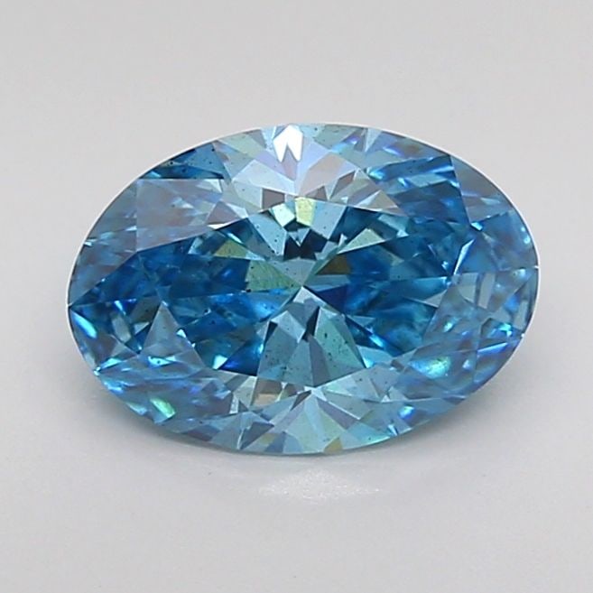 Loose Diamond - OVAL 1.25ct Fancy Vivid Blue SI1: Loose Diamond - OVAL 1.25ct Fancy Vivid Blue SI1 Source: This is a real non-mined Diamond that has been grown in a lab Shape: OVAL Carats: 1.25 Color: Fancy Vivid Blue Certification: IGI Video: