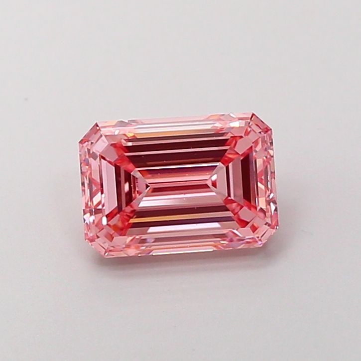 Loose Diamond - EMERALD 1.5ct Fancy Vivid Pink VVS2: Loose Diamond - EMERALD 1.5ct Fancy Vivid Pink VVS2 Source: This is a real non-mined Diamond that has been grown in a lab Shape: EMERALD Carats: 1.5 Color: Fancy Vivid Pink Certification: IGI Video: