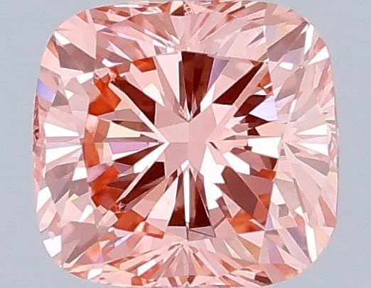 Loose Diamond - CUSHION MODIFIED 0.54ct Fancy Vivid Pink VS1: Loose Diamond - CUSHION MODIFIED 0.54ct Fancy Vivid Pink VS1 Source: This is a real non-mined Diamond that has been grown in a lab Shape: CUSHION MODIFIED Carats: 0.54 Color: Fancy Vivid Pink