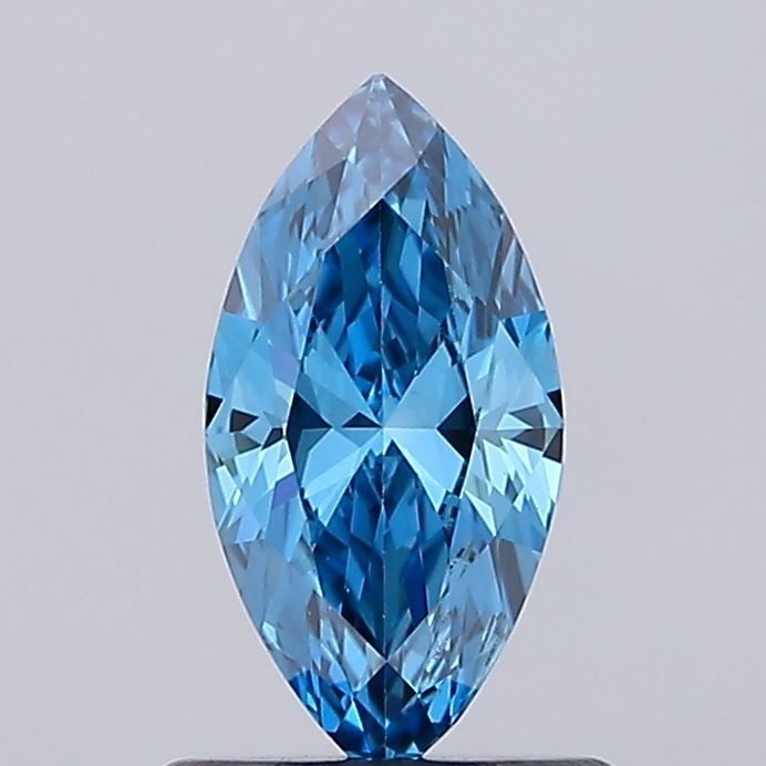 Loose Diamond - MARQUISE 0.68ct Fancy Vivid Blue VS1: Loose Diamond - MARQUISE 0.68ct Fancy Vivid Blue VS1 Source: This is a real non-mined Diamond that has been grown in a lab Shape: MARQUISE Carats: 0.68 Color: Fancy Vivid Blue Certification: IGI