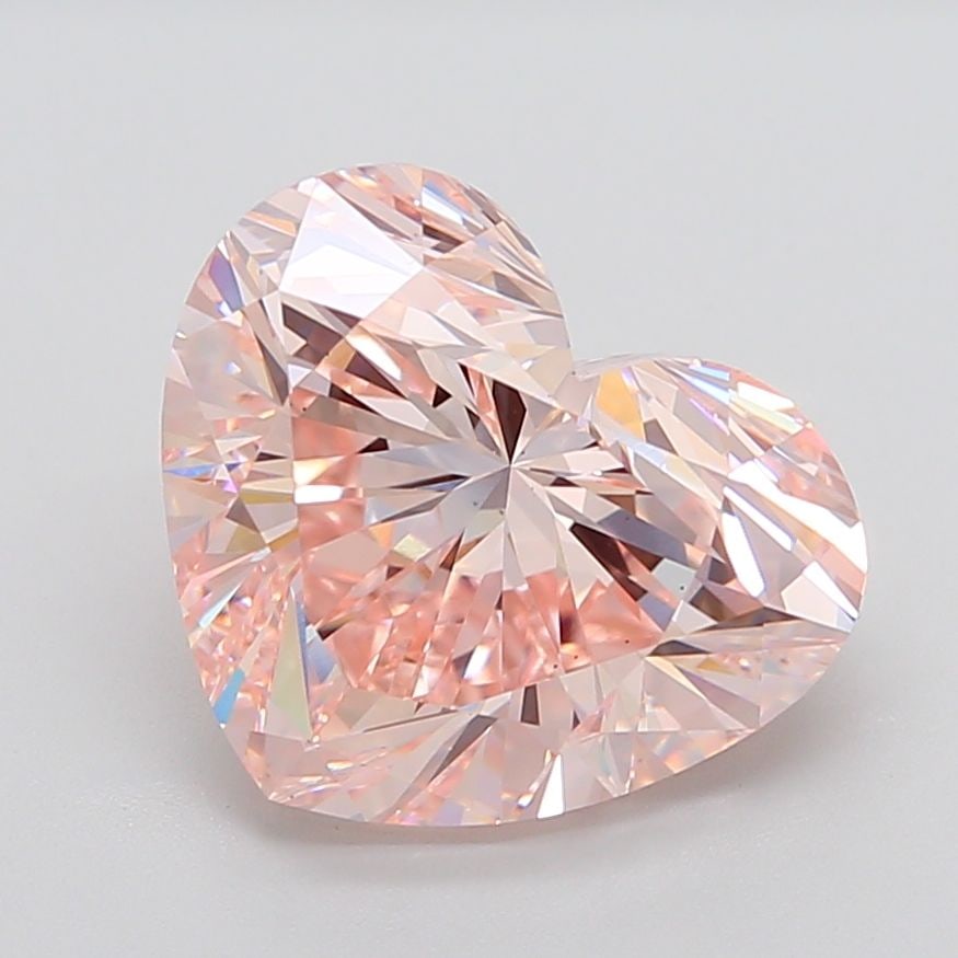 Loose Diamond - HEART 9.84ct Fancy Intense Pink VS1: Loose Diamond - HEART 9.84ct Fancy Intense Pink VS1 Source: This is a real non-mined Diamond that has been grown in a lab Shape: HEART Carats: 9.84 Color: Fancy Intense Pink Certification: IGI