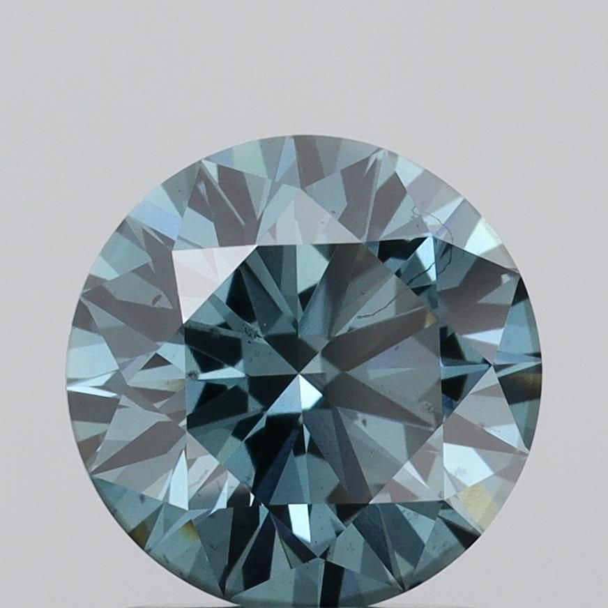 Ideal Loose Diamond - ROUND 1.63ct Fancy Vivid Blue SI1: Ideal Loose Diamond - ROUND 1.63ct Fancy Vivid Blue SI1 Source: This is a real non-mined Diamond that has been grown in a lab Shape: ROUND Carats: 1.63 Color: Fancy Vivid Blue Certification: IGI