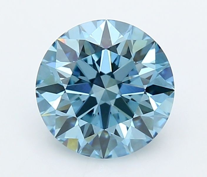 Ideal Loose Diamond - ROUND 2.04ct Fancy Vivid Blue VVS2: Ideal Loose Diamond - ROUND 2.04ct Fancy Vivid Blue VVS2 Source: This is a real non-mined Diamond that has been grown in a lab Shape: ROUND Carats: 2.04 Color: Fancy Vivid Blue Certification: IGI Vide