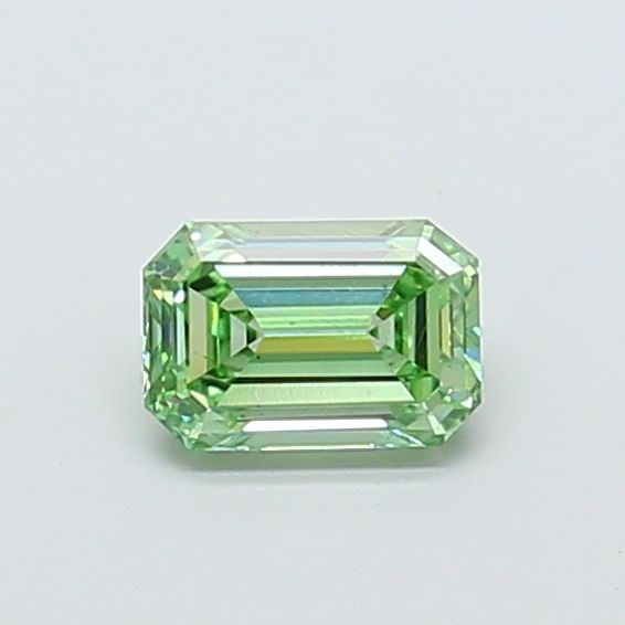 Loose Diamond - EMERALD 1.0ct Fancy Vivid Green VS1: Loose Diamond - EMERALD 1.0ct Fancy Vivid Green VS1 Source: This is a real non-mined Diamond that has been grown in a lab Shape: EMERALD Carats: 1.0 Color: Fancy Vivid Green Certification: IGI Video: