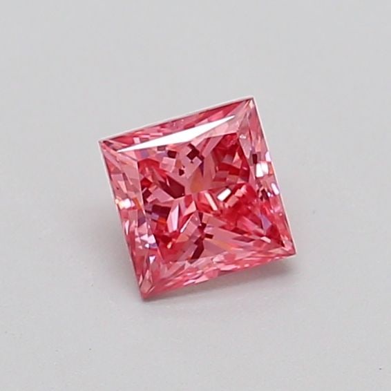 Loose Diamond - PRINCESS 0.35ct Fancy Vivid Pink SI2: Loose Diamond - PRINCESS 0.35ct Fancy Vivid Pink SI2 Source: This is a real non-mined Diamond that has been grown in a lab Shape: PRINCESS Carats: 0.35 Color: Fancy Vivid Pink Certification: IGI Video