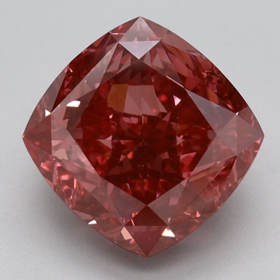 Loose Diamond - CUSHION MODIFIED 3.26ct Fancy Vivid Pink VS1 (1 of 1)