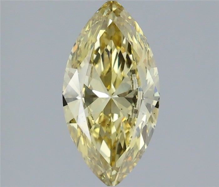 Loose Diamond - MARQUISE 1.39ct Fancy Intense Yellow VS2: Loose Diamond - MARQUISE 1.39ct Fancy Intense Yellow VS2 Source: This is a real non-mined Diamond that has been grown in a lab Shape: MARQUISE Carats: 1.39 Color: Fancy Intense Yellow Certification: I