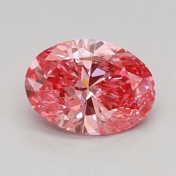 Loose Diamond - OVAL 0.54ct Fancy Vivid Pink VS1: Loose Diamond - OVAL 0.54ct Fancy Vivid Pink VS1 Source: This is a real non-mined Diamond that has been grown in a lab Shape: OVAL Carats: 0.54 Color: Fancy Vivid Pink Certification: IGI Video: