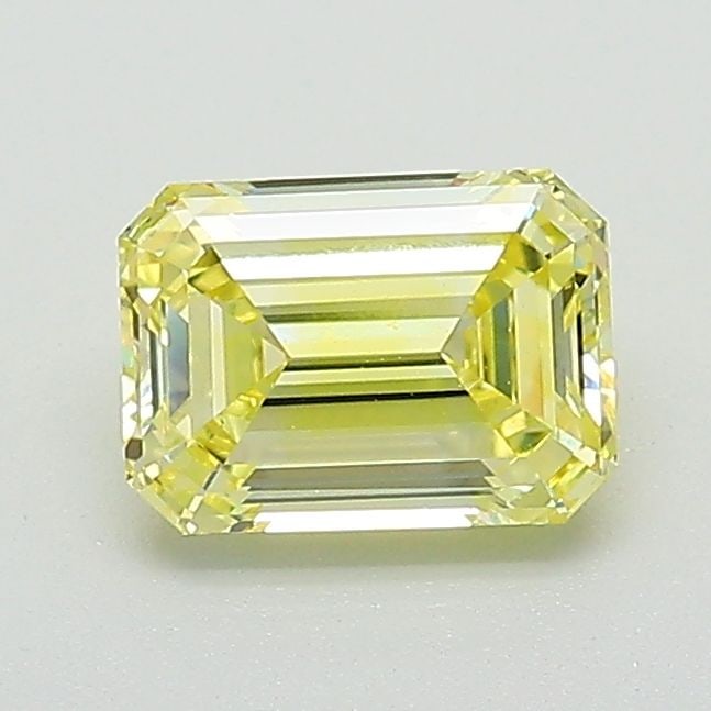 Loose Diamond - EMERALD 1.02ct Fancy Intense Yellow VS1: Loose Diamond - EMERALD 1.02ct Fancy Intense Yellow VS1 Source: This is a real non-mined Diamond that has been grown in a lab Shape: EMERALD Carats: 1.02 Color: Fancy Intense Yellow Certification: IGI