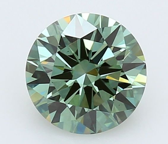 Ideal Loose Diamond - ROUND 1.07ct Fancy Vivid Green VS1: Ideal Loose Diamond - ROUND 1.07ct Fancy Vivid Green VS1 Source: This is a real non-mined Diamond that has been grown in a lab Shape: ROUND Carats: 1.07 Color: Fancy Vivid Green Certification: IGI Vid