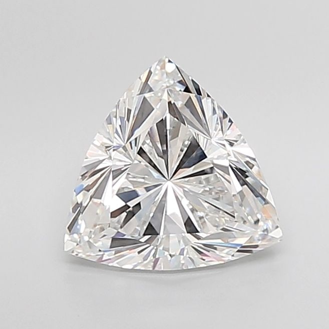 Loose Diamond - TRIANGULAR 4.4ct E VVS2: Loose Diamond - TRIANGULAR 4.4ct E VVS2 Source: This is a real non-mined Diamond that has been grown in a lab Shape: TRIANGULAR Carats: 4.4 Color: E Clarity: VVS2 Certification: IGI Video: