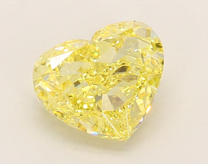 Loose Diamond - HEART 2.71ct Fancy Intense Yellow VS1: Loose Diamond - HEART 2.71ct Fancy Intense Yellow VS1 Source: This is a real non-mined Diamond that has been grown in a lab Shape: HEART Carats: 2.71 Color: Fancy Intense Yellow Certification: IGI