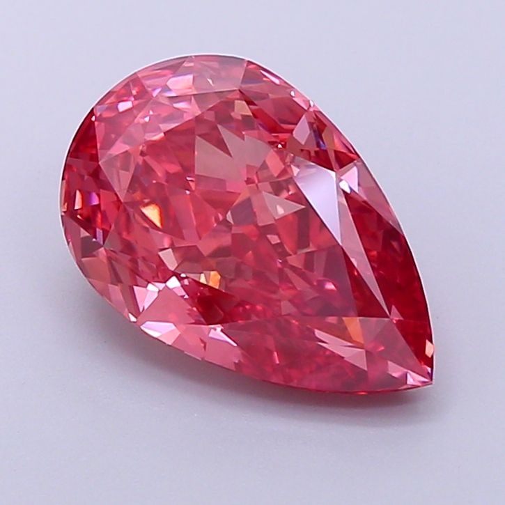 Loose Diamond - PEAR 3.14ct Fancy Vivid Pink VS1 (1 of 1)