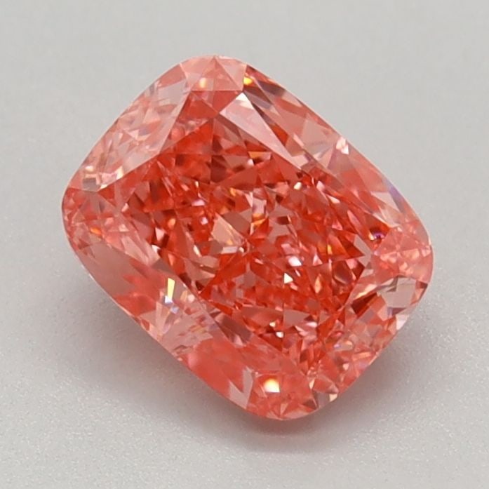 Loose Diamond - CUSHION MODIFIED 0.86ct Fancy Vivid Pink VVS2: Loose Diamond - CUSHION MODIFIED 0.86ct Fancy Vivid Pink VVS2 Source: This is a real non-mined Diamond that has been grown in a lab Shape: CUSHION MODIFIED Carats: 0.86 Color: Fancy Vivid Pink Certifi