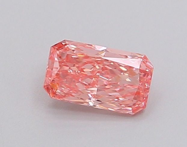 Loose Diamond - RADIANT 0.36ct Fancy Vivid Pink VS1: Loose Diamond - RADIANT 0.36ct Fancy Vivid Pink VS1 Source: This is a real non-mined Diamond that has been grown in a lab Shape: RADIANT Carats: 0.36 Color: Fancy Vivid Pink Certification: IGI Video:
