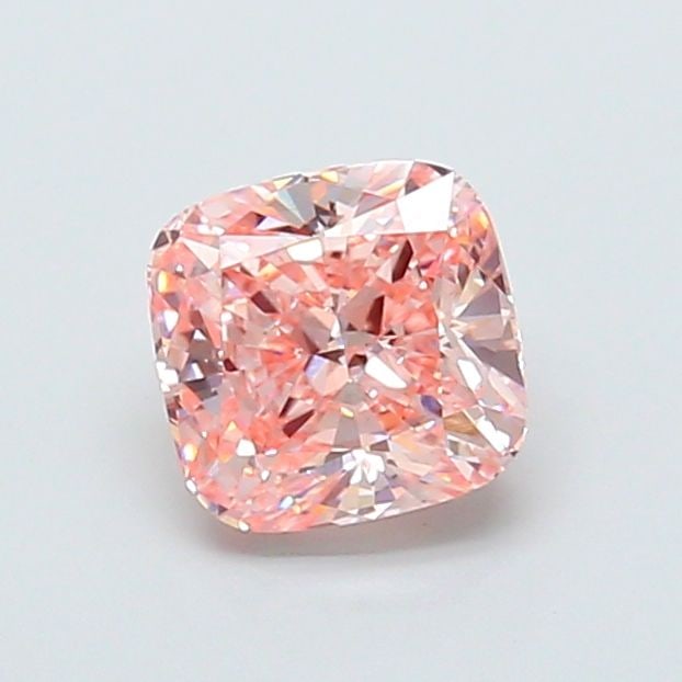 Loose Diamond - CUSHION MODIFIED 2.01ct Fancy Intense Pink VVS2: Loose Diamond - CUSHION MODIFIED 2.01ct Fancy Intense Pink VVS2 Source: This is a real non-mined Diamond that has been grown in a lab Shape: CUSHION MODIFIED Carats: 2.01 Color: Fancy Intense Pink Cer