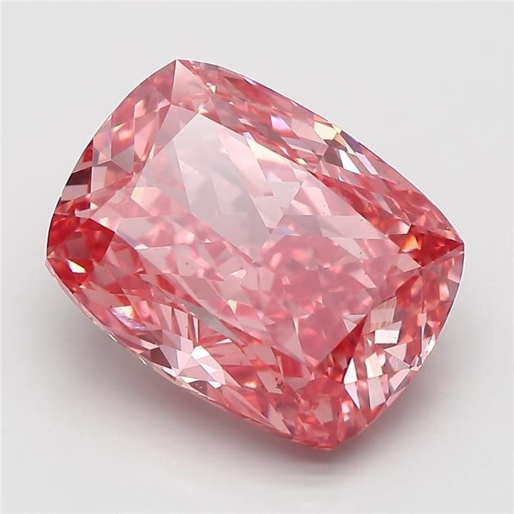 Loose Diamond - CUSHION MODIFIED 8.04ct Fancy Vivid Pink VS1: Loose Diamond - CUSHION MODIFIED 8.04ct Fancy Vivid Pink VS1 Source: This is a real non-mined Diamond that has been grown in a lab Shape: CUSHION MODIFIED Carats: 8.04 Color: Fancy Vivid Pink Certific
