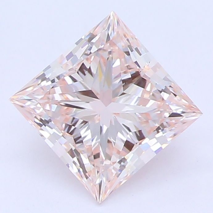 Loose Diamond - PRINCESS 0.79ct Fancy Light Pink VS1: Loose Diamond - PRINCESS 0.79ct Fancy Light Pink VS1 Source: This is a real non-mined Diamond that has been grown in a lab Shape: PRINCESS Carats: 0.79 Color: Fancy Light Pink Certification: GCAL Vide