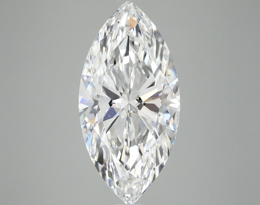 Loose Diamond - MARQUISE 5.03ct E VVS2: Loose Diamond - MARQUISE 5.03ct E VVS2 Source: This is a real non-mined Diamond that has been grown in a lab Shape: MARQUISE Carats: 5.03 Color: E Clarity: VVS2 Certification: IGI Video: