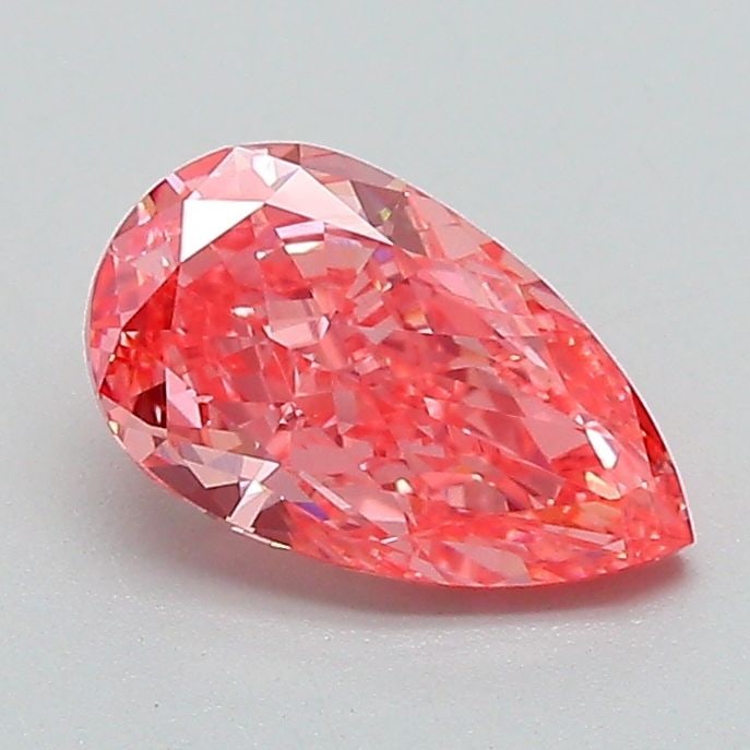 Loose Diamond - PEAR 1.01ct Fancy Vivid Pink VS1: Loose Diamond - PEAR 1.01ct Fancy Vivid Pink VS1 Source: This is a real non-mined Diamond that has been grown in a lab Shape: PEAR Carats: 1.01 Color: Fancy Vivid Pink Certification: IGI Video: