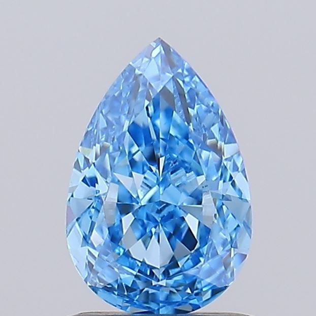 Loose Diamond - PEAR 1.0ct Fancy Vivid Blue VS1: Loose Diamond - PEAR 1.0ct Fancy Vivid Blue VS1 Source: This is a real non-mined Diamond that has been grown in a lab Shape: PEAR Carats: 1.0 Color: Fancy Vivid Blue Certification: IGI Video:
