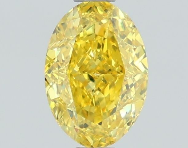 Loose Diamond - OVAL 1.07ct Fancy Vivid Yellow VVS2: Loose Diamond - OVAL 1.07ct Fancy Vivid Yellow VVS2 Source: This is a real non-mined Diamond that has been grown in a lab Shape: OVAL Carats: 1.07 Color: Fancy Vivid Yellow Certification: IGI Video: