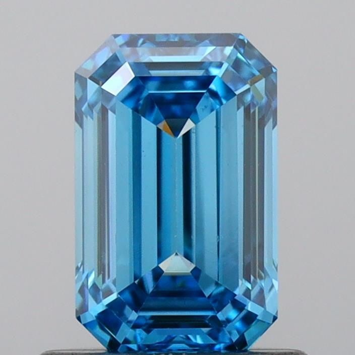 Loose Diamond - EMERALD 0.9ct Fancy Vivid Blue VVS2 (1 of 1)