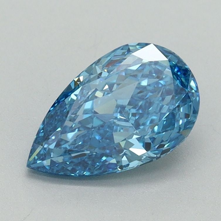 Loose Diamond - PEAR 1.06ct Fancy Vivid Blue VVS2: Loose Diamond - PEAR 1.06ct Fancy Vivid Blue VVS2 Source: This is a real non-mined Diamond that has been grown in a lab Shape: PEAR Carats: 1.06 Color: Fancy Vivid Blue Certification: IGI Video: