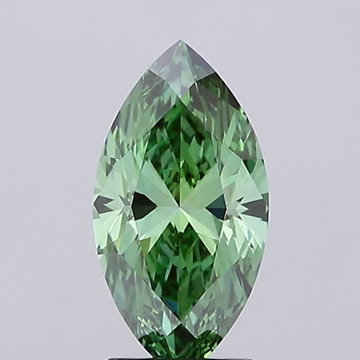 Loose Diamond - MARQUISE 2.0ct Fancy Vivid Green VS1: Loose Diamond - MARQUISE 2.0ct Fancy Vivid Green VS1 Source: This is a real non-mined Diamond that has been grown in a lab Shape: MARQUISE Carats: 2.0 Color: Fancy Vivid Green Certification: IGI Video