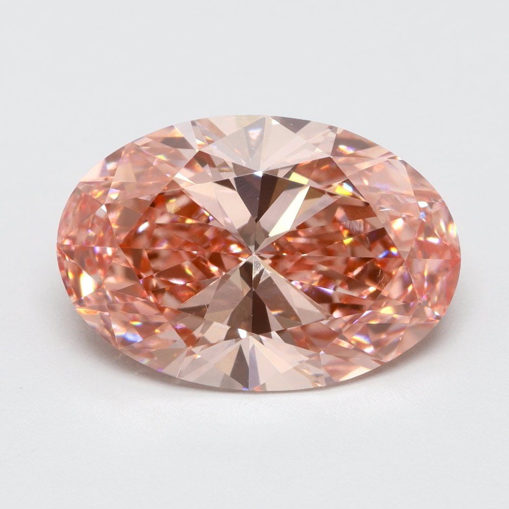 Loose Diamond - OVAL 3.06ct Fancy Vivid Pink VS1: Loose Diamond - OVAL 3.06ct Fancy Vivid Pink VS1 Source: This is a real non-mined Diamond that has been grown in a lab Shape: OVAL Carats: 3.06 Color: Fancy Vivid Pink Certification: NONE Video: