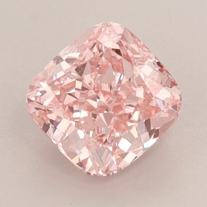 Loose Diamond - CUSHION BRILLIANT 1.44ct Fancy Vivid Pink VS1: Loose Diamond - CUSHION BRILLIANT 1.44ct Fancy Vivid Pink VS1 Source: This is a real non-mined Diamond that has been grown in a lab Shape: CUSHION BRILLIANT Carats: 1.44 Color: Fancy Vivid Pink Certif