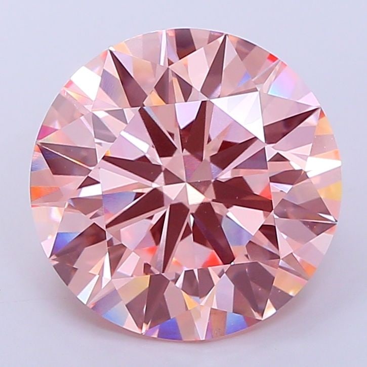 Ideal Loose Diamond - ROUND 14.07ct Fancy Intense Pink VS1 (1 of 1)