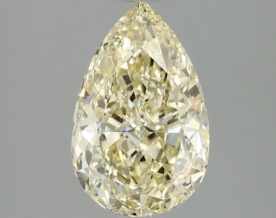 Loose Diamond - PEAR 3.07ct Fancy Yellow VS1: Loose Diamond - PEAR 3.07ct Fancy Yellow VS1 Source: This is a real non-mined Diamond that has been grown in a lab Shape: PEAR Carats: 3.07 Color: Fancy Yellow Certification: IGI Video: