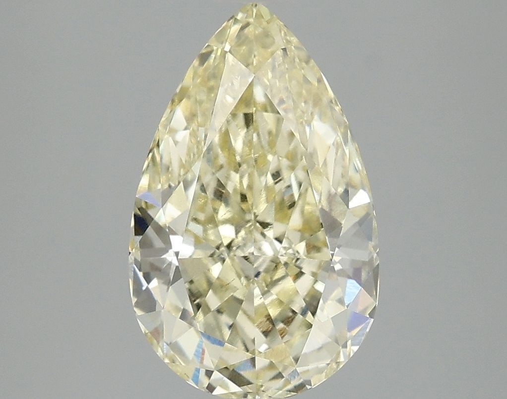 Loose Diamond - PEAR 3.1ct Fancy Intense Yellow VS2: Loose Diamond - PEAR 3.1ct Fancy Intense Yellow VS2 Source: This is a real non-mined Diamond that has been grown in a lab Shape: PEAR Carats: 3.1 Color: Fancy Intense Yellow Certification: IGI Video: